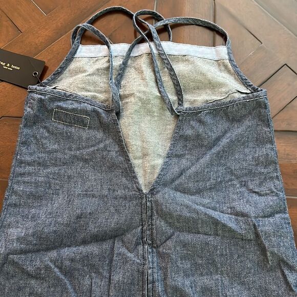 NWT RAG & BONE Tie-back denim mini dress - size Small - Picture 6 of 7